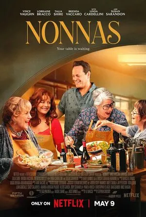 Nonnas 2025 Hindi Dual Audio Movie Poster