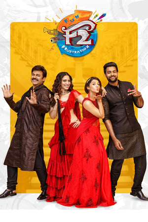 F2 Fun and Frustration (2019) (Hindi -Telugu) Dual Audio [1.4GB] Movie Poster