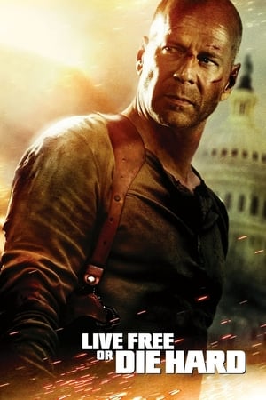 Live Free or Die Hard 2007 Hindi Dual Audio [950MB] Movie Poster