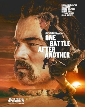 One Battle After Another 2025 English Audio Movie Poster