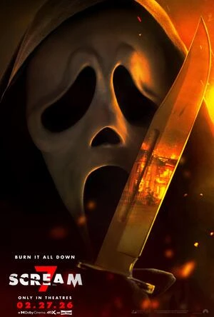 Scream 7 2026 English Audio Movie Poster